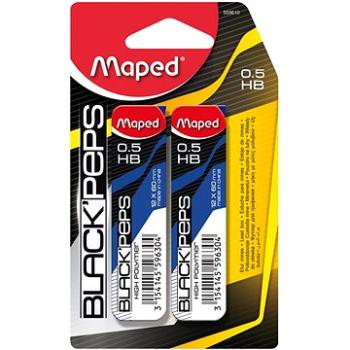 MAPED do mikrotužky HB 0,5 mm v krabičce - 2x12 tuh v balení (3154145596106)