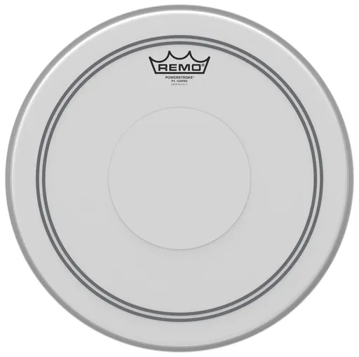 Remo 14" Powerstroke 3 Coated Clear Dot
