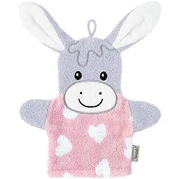 Sterntaler Froté žínka s aplikací, maňásek oslík Emma, 28 × 24, 7221838 (4055579731400)