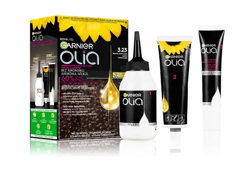 Garnier Olia 3.23 Tmavá čokoláda permanentní barva na vlasy