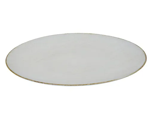 HIT Plastový dekorativní talíř 33cm antická bílá