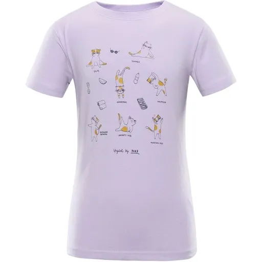 NAX POLEFO Dětské triko, fialová, velikost 116-122