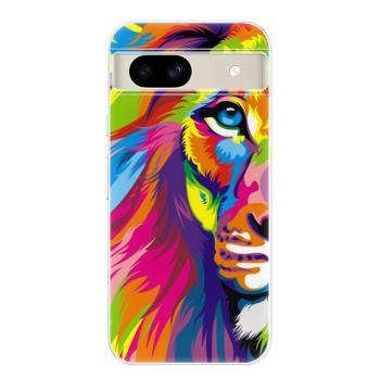 Odolné silikonové pouzdro iSaprio - Rainbow Lion - Google Pixel 8a