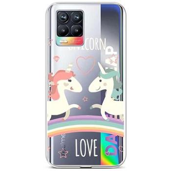 TopQ Realme 8 silikon Unicorn Love 58763 (Sun-58763)