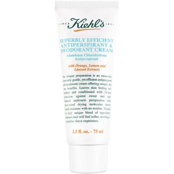 Kiehl's Superbly Efficient Antiperspirant & Deodorant Cream krémový antiperspirant pro všechny typy pleti 75 ml