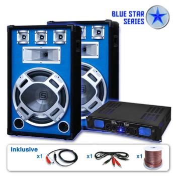 Skytronic PA set Blue Star Series "Beatstar", 2000 W