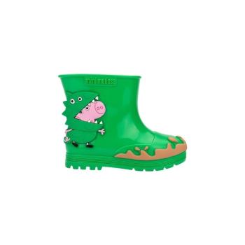 Melissa  MINI  Welly + Peppa Pig Boots - Green/Beige  Čižmy Zelená