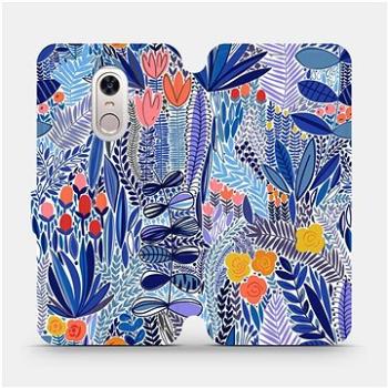 Flip pouzdro na mobil Xiaomi Redmi 5 Plus - MP03P Modrá květena (5903516765096)