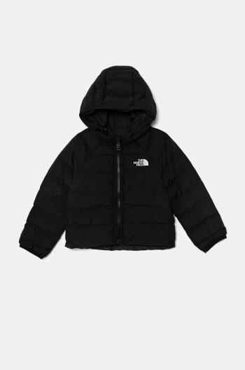 Dětská oboustranná bunda The North Face REVERSIBLE PERRITO HOODED JACKET černá barva, NF0A88VJJK31