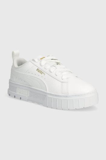 Dětské sneakers boty Puma Mayze Lth PS bílá barva