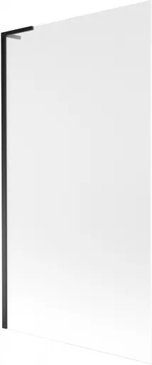 MEXEN/S Next L vanová zástěna FIX 100 x 150, dekor, černá 895-100-000-03-30-70