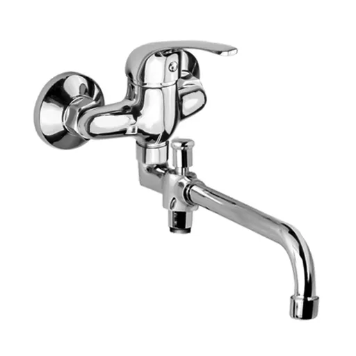 Mereo Nástěnná baterie do byt. jádra, Lila, 150 mm, s ramínkem ø 18 mm 330 mm, bez přísluš. CBEE60203