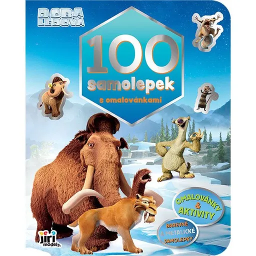 Jiří Models 100 samolepek s omalovánkami Doba ledová