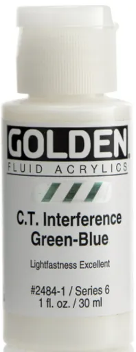 Akryl Golden Fluid 30ml – 2484 Interference Green-Blue