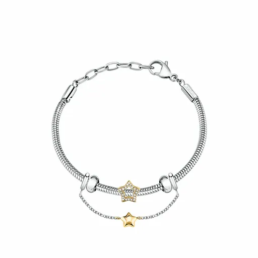 Morellato Slušivý ocelový náramek Hvězda Drops SCZ1421