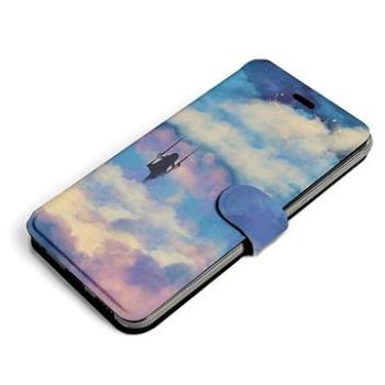 Mobiwear Flip pouzdro pro Samsung Galaxy A03s - MR09S Dívka na houpačce v oblacích (5903516918416)