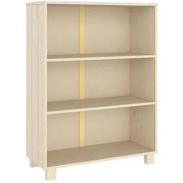 Shumee  medově hnědá 85×35×112 cm masivní dřevo borovice, 340484 (340484)