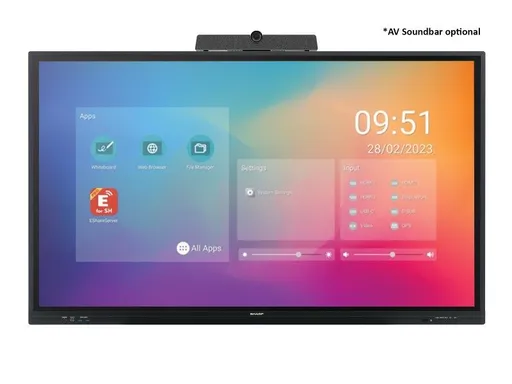 Sharp LM431 Infračervený dotykový displej 43" VA LED/3840x2160/8ms/3xHDMI/USB-C/3 x USB 3.0 /Černá