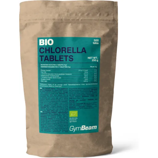GymBeam BIO CHLORELLA 500 MG 500 TAB - 500 TAB Superpotravina, , velikost