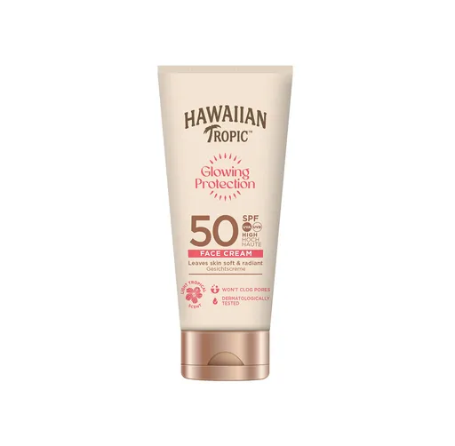 Hawaiian Tropic Opalovací krém na obličej SPF 50 Glowing Protection (Face Cream) 50 ml