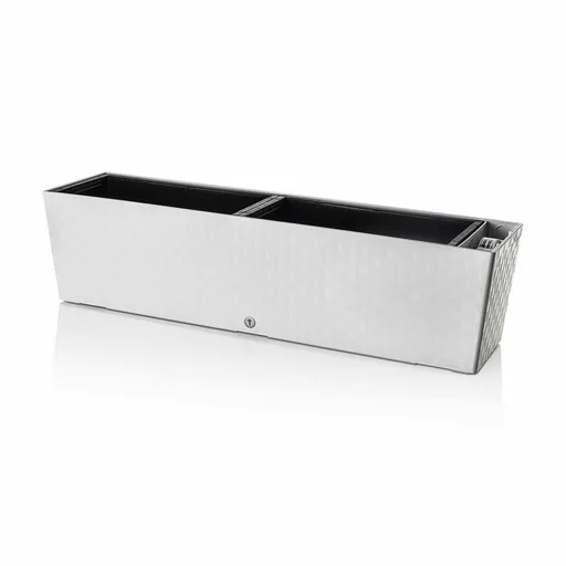 Flower Lover Samozavlažovací truhlík Supreme bílá, 75 cm, 75 cm