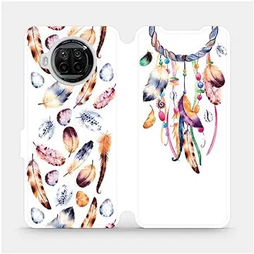 Flipové pouzdro na mobil Xiaomi MI 10T Lite - M003S Lapač a barevná pírka (5903516462735)