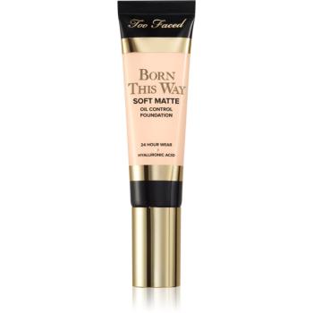 Too Faced Born This Way Soft Matte Foundation mattító make-up árnyalat Swan 30 ml