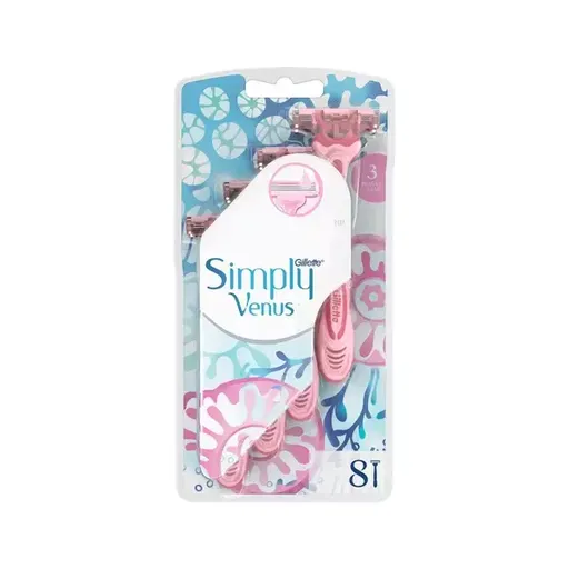 Gillette Pohotová holítka Simply Venus 3 8 ks