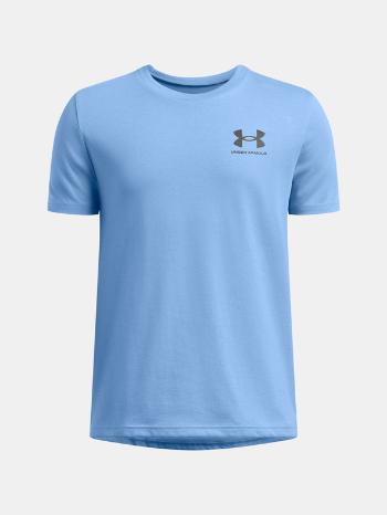 Under Armour UA B Sportstyle Left Chest SS Triko dětské Modrá