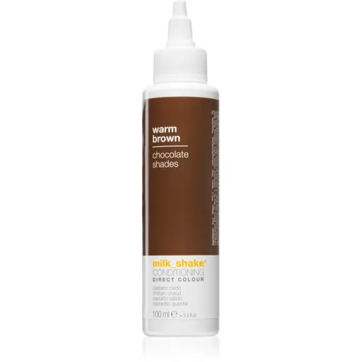 milk_shake® Direct Colour tónovací kondicionér pro intenzivní hydrataci Warm Brown 100 ml