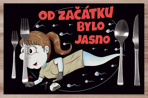 Prostírání Nehtařská spermie