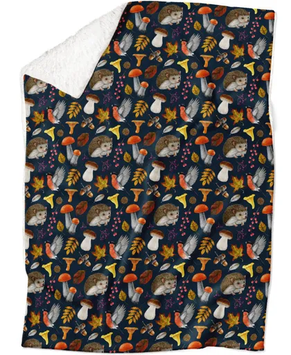 Deka Houby a ježek (Podšití beránkem: ANO)