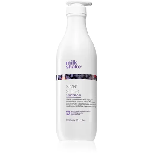 milk_shake® Silver Shine kondicionér pro blond vlasy neutralizující žluté tóny 1000 ml