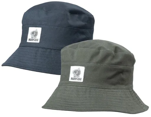 Nash klobouk make it happen badge reversible bucket hat black/green