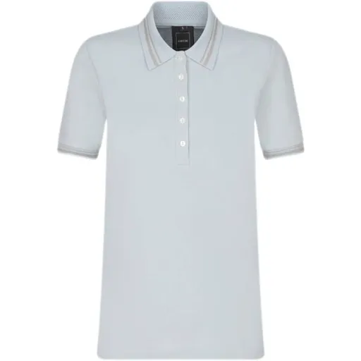 Geox W POLO Dámské triko, světle modrá, velikost