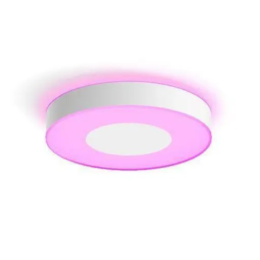 PHILIPS HUE Hue Bluetooth LED White and Color Ambiance Koupelnové stropní svítidlo Philips Xamento L 41168/31/P9 52,5W 3700lm 2000-6500K RGB IP44 42,5cm bílé, stmívatelné