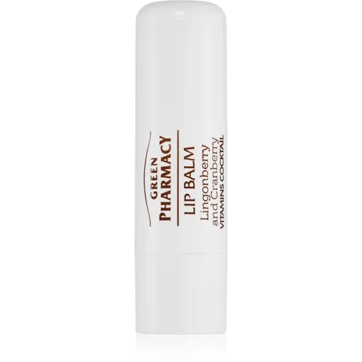 Green Pharmacy Lingonberry and Cranberry Lip Balm vyživující balzám na rty SPF 10 3.6 ml