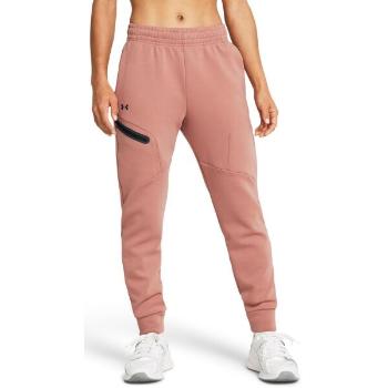 Under Armour UNSTOPPABLE JOGGERS Dámské tepláky, lososová, velikost