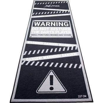 XQMax Darts Dart Mat - Koberec k terči - Warning (290740)