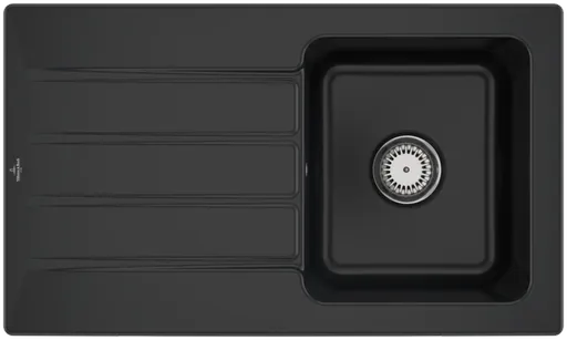 Keramický dřez Villeroy & Boch Architectura 50, 335001R7, Pure Black 335001R7