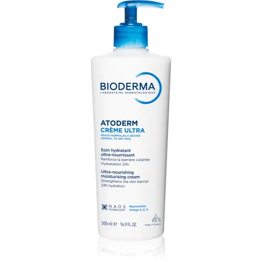 Bioderma Atoderm Créme Ultra vyživující tělový krém pro normální až suchou citlivou pokožku bez parfemace 500 ml