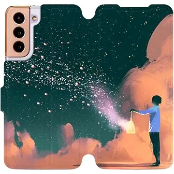 Flipové pouzdro na mobil Samsung Galaxy S21 5G - VA14P Postava s lampou (5903516616688)