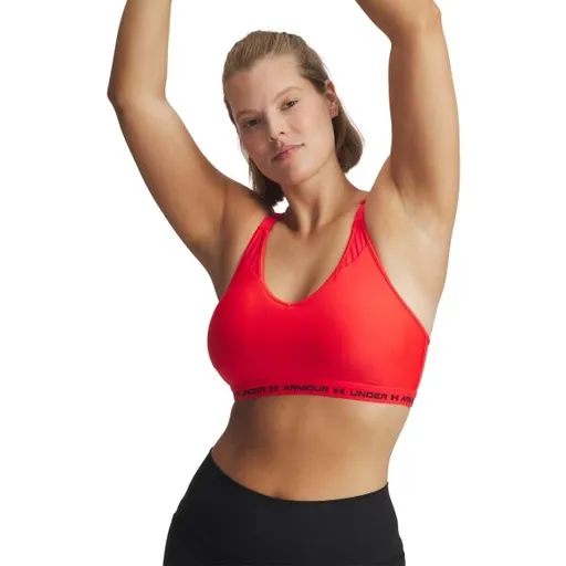 Under Armour CROSSBACK LOW Dámská podprsenka, červená, velikost L