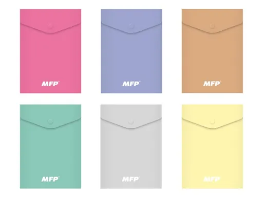 Složka M druk A6 PP vertikální pastel mix