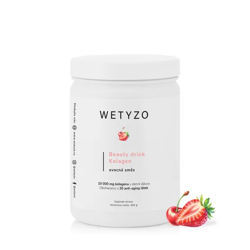 WETYZO Kolagen Beauty drink s vitamíny pro vlasy, nehty a pleť