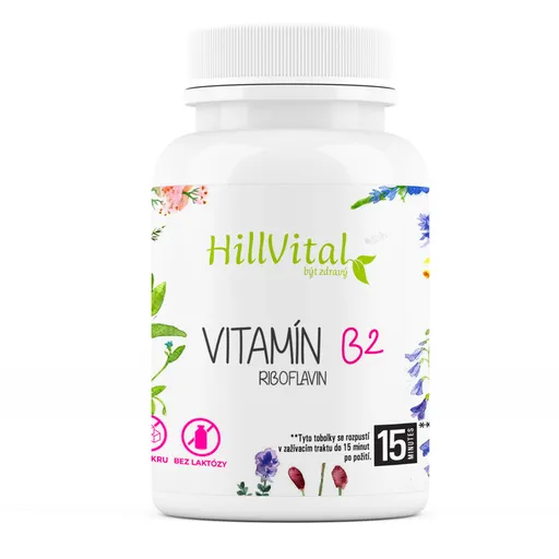 HillVital Vitamín B2 100 kapslí
