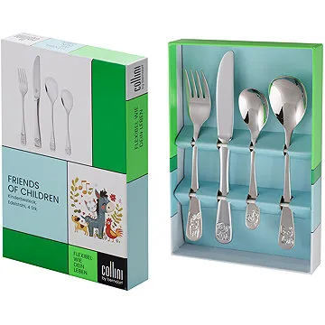 Berndorf Sandrik Dětský příbor 4 ks FRIENDS OF CHILDREN (0101689200)