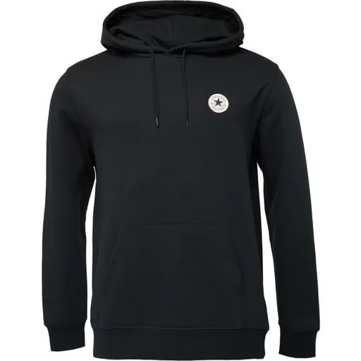Converse STANDARD FIT CORE CHUCK PATCH HOODIE BB Pánská mikina, černá, velikost