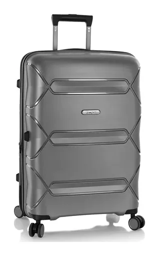 Střední skořepinový kufr Heys Milos M Grey