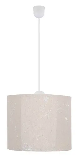 Béžová závěsná lampa 25 cm na farmářském provaze